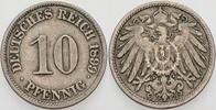 Kleinmünzen-Kaiserreich 10 Pfennig Grosser Adler -