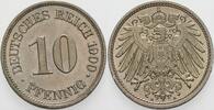 Kleinmünzen-Kaiserreich 10 Pfennig Grosser Adler -