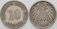 Kleinmünzen-Kaiserreich 10 Pfennig Grosser Adler -
