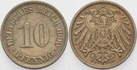 Kleinmünzen-Kaiserreich 10 Pfennig Grosser Adler -