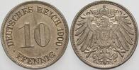 Kleinmünzen-Kaiserreich 10 Pfennig Grosser Adler -