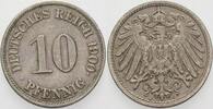 Kleinmünzen-Kaiserreich 10 Pfennig Grosser Adler -