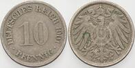 Kleinmünzen-Kaiserreich 10 Pfennig Grosser Adler -