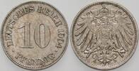 Kleinmünzen-Kaiserreich 10 Pfennig Grosser Adler -