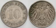 Kleinmünzen-Kaiserreich 10 Pfennig Grosser Adler -