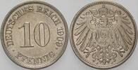 Kleinmünzen-Kaiserreich 10 Pfennig Grosser Adler -