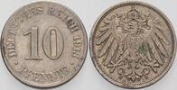 Kleinmünzen-Kaiserreich 10 Pfennig Grosser Adler -