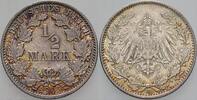 Kleinmünzen-Kaiserreich 1/2 Mark Grosser Adler -
