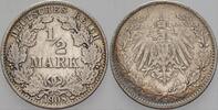 Kleinmünzen-Kaiserreich 1/2 Mark Grosser Adler -