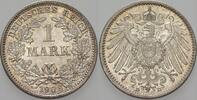 Kleinmünzen-Kaiserreich 1 Mark Grosser Adler -