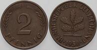 Kleinmünzen 2 Pfennig Bundesrepublik Deutschland -