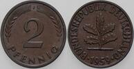 Kleinmünzen 2 Pfennig Bundesrepublik Deutschland -