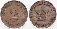 Kleinmünzen 2 Pfennig Bundesrepublik Deutschland -