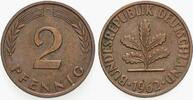 Kleinmünzen 2 Pfennig Bundesrepublik Deutschland -