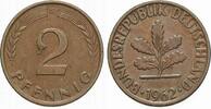 Kleinmünzen 2 Pfennig Bundesrepublik Deutschland -