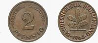 Kleinmünzen 2 Pfennig Bundesrepublik Deutschland -