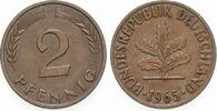 Kleinmünzen 2 Pfennig Bundesrepublik Deutschland -