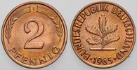 Kleinmünzen 2 Pfennig Bundesrepublik Deutschland -