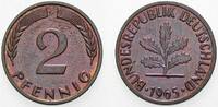 Kleinmünzen 2 Pfennig Bundesrepublik Deutschland -