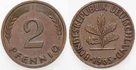 Kleinmünzen 2 Pfennig Bundesrepublik Deutschland -