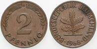 Kleinmünzen 2 Pfennig Bundesrepublik Deutschland -