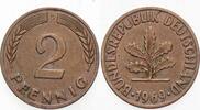 Kleinmünzen 2 Pfennig Bundesrepublik Deutschland -
