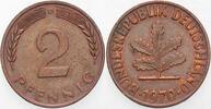Kleinmünzen 2 Pfennig Bundesrepublik Deutschland -