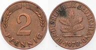 Kleinmünzen 2 Pfennig Bundesrepublik Deutschland -