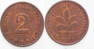Kleinmünzen 2 Pfennig Bundesrepublik Deutschland -