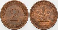 Kleinmünzen 2 Pfennig Bundesrepublik Deutschland -