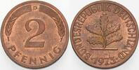 Kleinmünzen 2 Pfennig Bundesrepublik Deutschland -