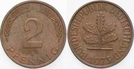 Kleinmünzen 2 Pfennig Bundesrepublik Deutschland -