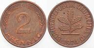 Kleinmünzen 2 Pfennig Bundesrepublik Deutschland -