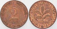 Kleinmünzen 2 Pfennig Bundesrepublik Deutschland -