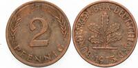 Kleinmünzen 2 Pfennig Bundesrepublik Deutschland -