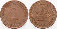 Kleinmünzen 2 Pfennig Bundesrepublik Deutschland -