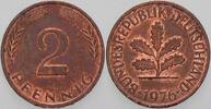 Kleinmünzen 2 Pfennig Bundesrepublik Deutschland -