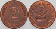 Kleinmünzen 2 Pfennig Bundesrepublik Deutschland -