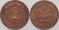 Kleinmünzen 2 Pfennig Bundesrepublik Deutschland -