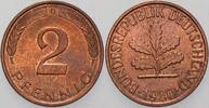 Kleinmünzen 2 Pfennig Bundesrepublik Deutschland -