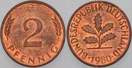 Kleinmünzen 2 Pfennig Bundesrepublik Deutschland -