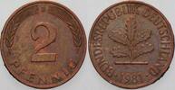 Kleinmünzen 2 Pfennig Bundesrepublik Deutschland -