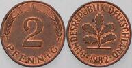 Kleinmünzen 2 Pfennig Bundesrepublik Deutschland -