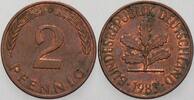 Kleinmünzen 2 Pfennig Bundesrepublik Deutschland -