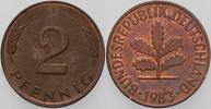 Kleinmünzen 2 Pfennig Bundesrepublik Deutschland -