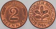 Kleinmünzen 2 Pfennig Bundesrepublik Deutschland -