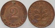 Kleinmünzen 2 Pfennig Bundesrepublik Deutschland -