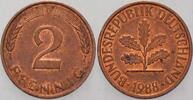 Kleinmünzen 2 Pfennig Bundesrepublik Deutschland -