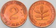 Kleinmünzen 2 Pfennig Bundesrepublik Deutschland -