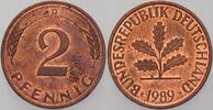 Kleinmünzen 2 Pfennig Bundesrepublik Deutschland -